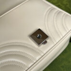 MARMONT QUILTED SHOULDER BAG 18 IN WHITE - Image 8