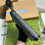 GG CLASP CLUTCH 20 IN BLACK CANVAS AND - Image 9