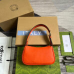 APHRODITE MINI 21 SHOULDER BAG IN ORANGE RED - Image 4