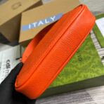 APHRODITE MINI 21 SHOULDER BAG IN ORANGE RED - Image 6