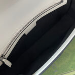 PETITE SMALL SHOULDER BAG 27 IN BLACK MIX WHITE - Image 4