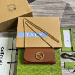 BLONDIE SHOULDER BAG 21 IN BRONZE BROWN  GOLD HARDWARE - Image 2