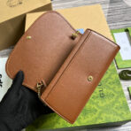 BLONDIE SHOULDER BAG 21 IN BRONZE BROWN  GOLD HARDWARE - Image 9