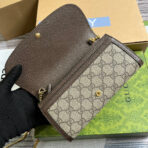 BLONDIE SHOULDER BAG 21 IN BEIGE MONOGRAM CANVAS AND DARK BROWN  TRIM GOLD HARDWARE - Image 6