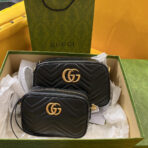 GG MINI 18 MARMONT MATELASS�� BLACK  WITH GOLDEN LOGO - Image 3