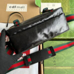MESSENGER BAG 27 IN BLACK MONOGRAM CANVAS - Image 4