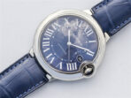 BALLON BLEU 42 BLUE DIAL LEATHER BRACELET - Image 3