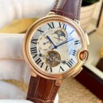 BALLON BLEU MOON DAY TOURBILLON LEATHER STRAP - Image 8