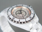 J12 33mm Quartz White Ceramic Diamond Numerals Pink Mop Dial - Image 5