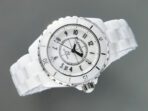 J12 Date Automatic White Ceramic Black Numerals White Dial - Image 3