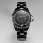 J12 Automatic Black Ceramic Black Numerals Black Dial Black Steel Hands