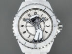 J12 38mm Mademoiselle Automatic White Ceramic - Image 3