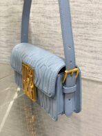 FLAP BAG 18 IN BABY BLUE QUILTED ALLOVER - Image 5