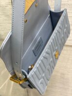 FLAP BAG 18 IN BABY BLUE QUILTED ALLOVER - Image 6