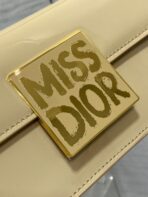 FLAP BAG 18 IN WHEAT TAN PATENT - Image 6