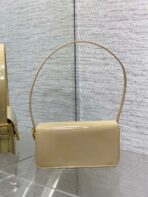 FLAP BAG 18 IN WHEAT TAN PATENT - Image 7