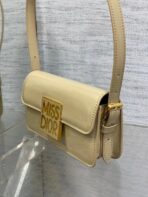 FLAP BAG 18 IN WHEAT TAN PATENT - Image 3