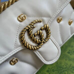GG MARMONT SMALL 22 BAG IN WHITE LAMBSKIN - Image 6