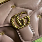 GG MARMONT MEDIUM 26 BAG IN HOT PINK LAMBSKIN - Image 6