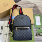 GG CROSS-BODY BAG 29 BLACK CANVAS - Image 2