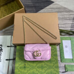GG MARMONT 16 MINI SHOULDER BAG LIGHT PINK