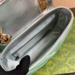 GG MARMONT 23 SMALL SHOULDER BAG GREEN IRIDESCENT - Image 10