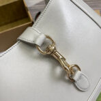 JACKIE SMALL SHOULDER BAG 27 IN WHITE  GOLD HARDWARE - Image 3