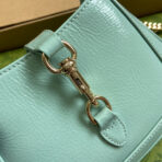 JACKIE NOTTE MINI BAG 19 IN MINT GREEN CRACKED LACQUER  GOLD HARDWARE - Image 5