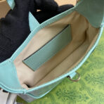 JACKIE NOTTE MINI BAG 19 IN MINT GREEN CRACKED LACQUER  GOLD HARDWARE - Image 6