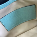 JACKIE NOTTE MINI BAG 19 IN MINT GREEN CRACKED LACQUER  GOLD HARDWARE - Image 10