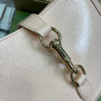 JACKIE SMALL SHOULDER BAG 27 IN LIGHT PINK CRACKED LACQUER  GOLD HARDWARE - Image 7