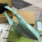 JACKIE SMALL SHOULDER BAG 27 IN MINT GREEN CRACKED LACQUER  GOLD HARDWARE - Image 4