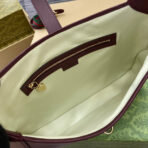 JACKIE MEDIUM SHOULDER BAG 35 IN WINE RED  GOLD HARDWARE - Image 7