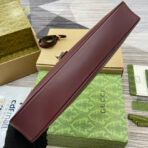 JACKIE MEDIUM SHOULDER BAG 35 IN WINE RED  GOLD HARDWARE - Image 8