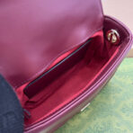 GG MARMONT 13 MINI TOP HANDLE BAG ROSSO ANCORA RED - Image 8