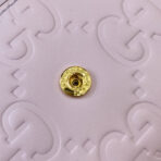 CONTINENTAL WALLET 19 IN LIGHT VIOLET EMBOSSED  GOLD HARDWARE - Image 3