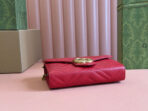 MARMONT SMALL SHOULDER BAG 20 IN RED LAMBSKIN GOLD HARDWARE - Image 7