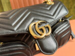 MARMONT SMALL MULTI-POCKET BAG 25 IN BLACK  GOLD HARDWARE - Image 9