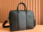 JUMBO MEDIUM BRIEFCASE 36.5 IN EXTRA DARK GREEN GG - Image 3