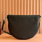 BODY SHOULDER BAG 40 IN DARK BROWN  SILVER HARDWARE - Image 2