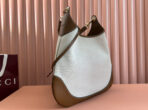 B LARGE SHOULDER BAG 49 IN NATURAL CANVAS AND BROWN - Image 4