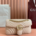 MARMONT MEDIUM SHOUDER BAG 26 IN LIGHT BEIGE