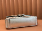 MARMONT MEDIUM SHOUDER BAG 26 IN SILVER PATENT - Image 5