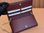 HORSEBIT 1955 WALLET ON CHAIN 19 IN BEIGE DARK BROWN NEW GG AND ROSSO ANCORA RED - Image 10