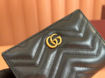 MEDIUM DOUBLE G WALLET 11.5 IN BLACK SMOOTH - Image 4