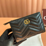 MEDIUM DOUBLE G WALLET 11.5 IN BLACK SMOOTH - Image 2