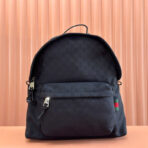 MEDIUM BACKPACK 42 IN BLACK GG CANVAS - Image 2