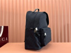 MEDIUM BACKPACK 42 IN BLACK GG CANVAS - Image 3