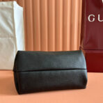 MEDIUM SOFTBIT MAXI SHOULDER BAG 27.5 IN BLACK GRAINY LAMBSKIN - Image 6