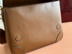 MEDIUM EMBLEM CROSSBODY BAG 29 IN BROWN - Image 9